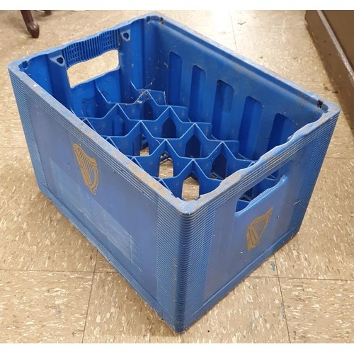 86 - Vintage Harp Blue Bottle Crate