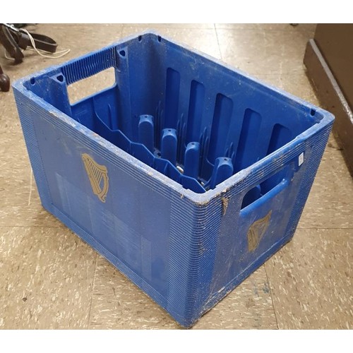 103 - Vintage Harp Blue Bottle Crate