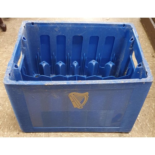 103 - Vintage Harp Blue Bottle Crate