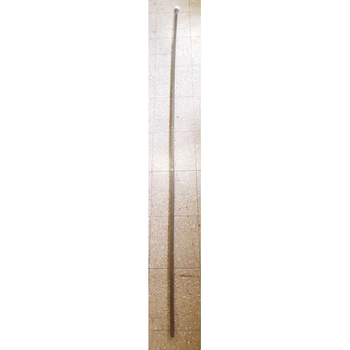 128 - Vintage Brass Fuel Pump Tank Measuring Stick, measures up to 1,000 Gallons. c.8 foot long