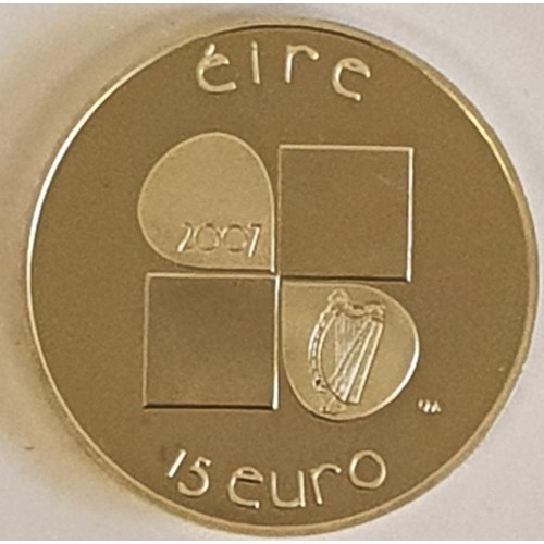 189 - Ireland: 2007 Ivan Mestrovic &euro;15 Silver Proof Coin. Limited edition No. 4648 of 8000. In origin... 