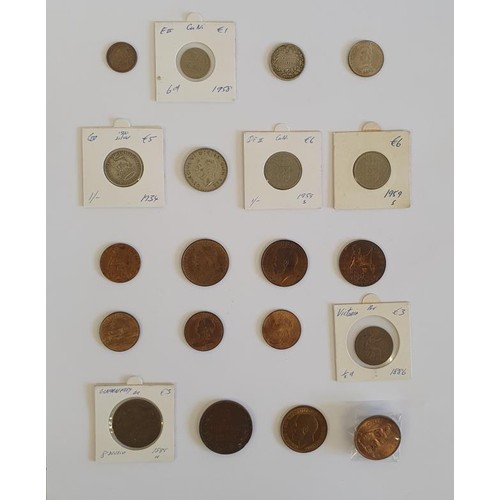 209 - GB - 1951 Penny; 1913, Penny; 1887 6p; etc. (20 coins)