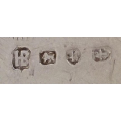 224 - Hallmarked Silver Sugar Bowl, Birmingham c.1890 by Hayes Brothers, c.105grams, lacks one handle