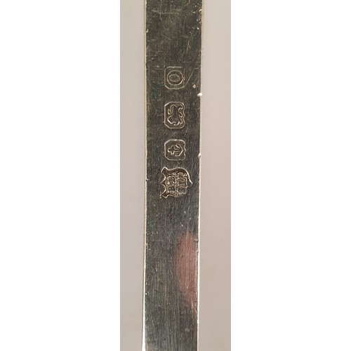 229 - Matching Shoe Horn and Lace Pull with Silver Handles Birmingham c.1938 plus a Pair of Silver Dessert... 