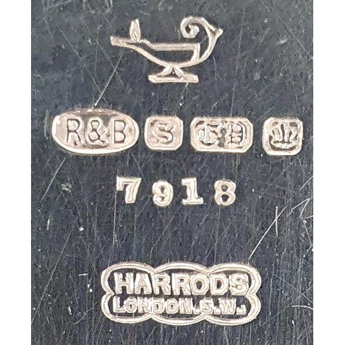 231 - Pair Silver Plate Entree dishes by Robert Belt for Harrods, London