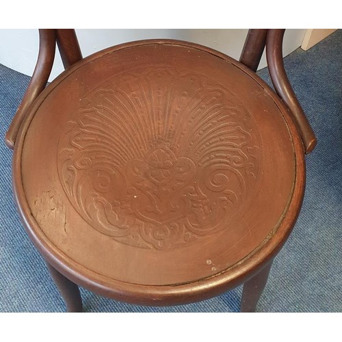 465 - Similar Pair of Early 20th Century Bentwood Elbow Chairs