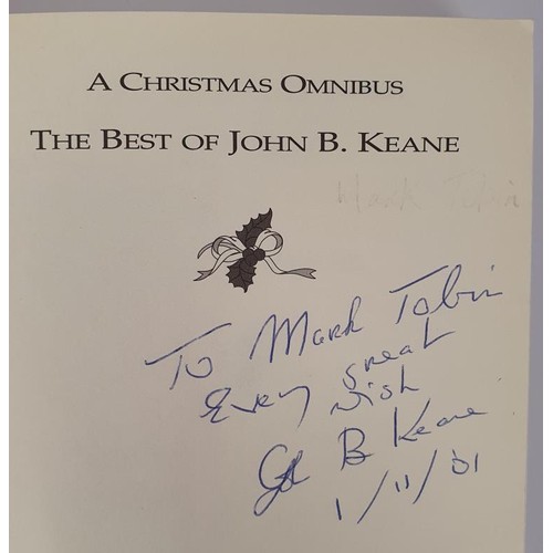 101 - John B. Keane A Christmas Omnibus, 1st Ed SIGNED, 2001