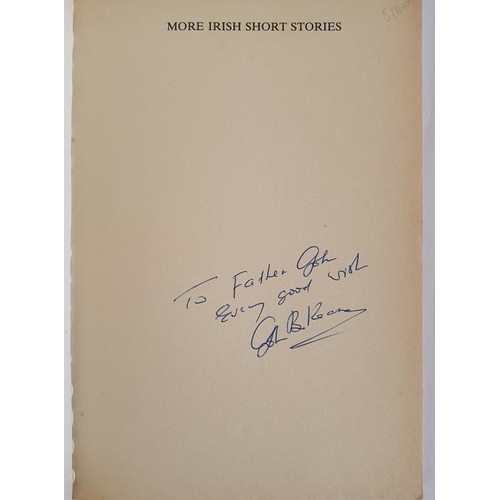 121 - John B. Keane; More Irish short stories, Signed and dedicated, Mercier Press 1987