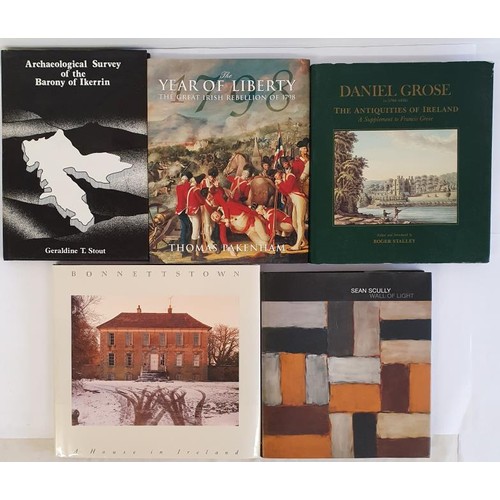 128 - Irish Interest Coffee Table Books: Sean Scully-Wall of Light; Bonnettstown-A House in Ireland by And... 