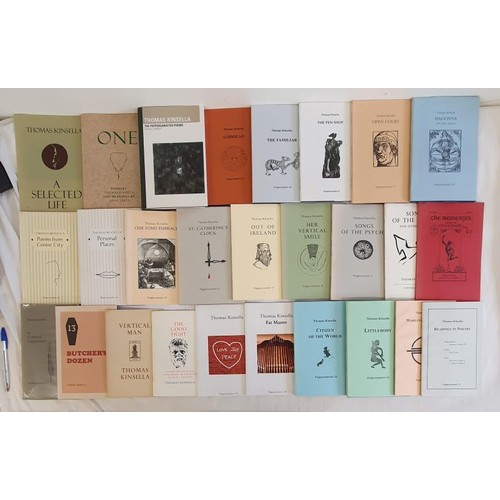 130 - Thomas Kinsella: Peppercanister collection 1-29: Butcher's Dozen;  A Selected Life; Vertical Ma... 