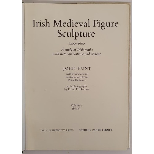 135 - [lengthy dedication from John Hunt SIGNED, founder of Hunt Museum, Limerick] Irish Medieval Figure S... 