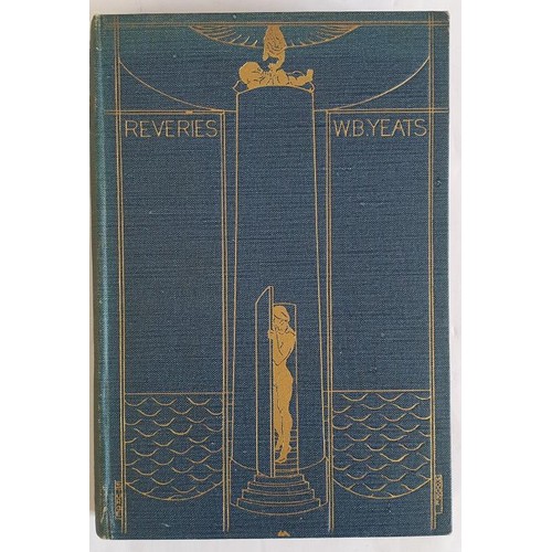 141 - W. B. Yeats. Reveries over Childhood and Youth. New York. 1916. First U.S. edition published in tand... 