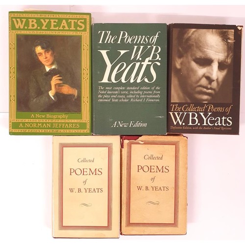 146 - W B Yeats: Collected Poems of W B Yeats,1958; The Poems of W B Yeats ,1983; W B Yeats-a biography by... 