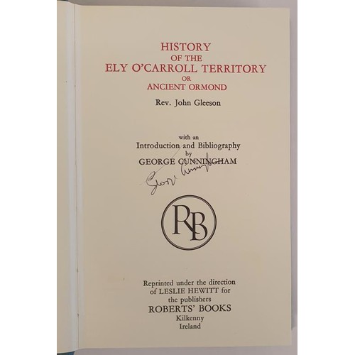 164 - Gleeson, History of the Ely O’Carroll Territory, 2 vol facsimile edition in slip case by Rober... 