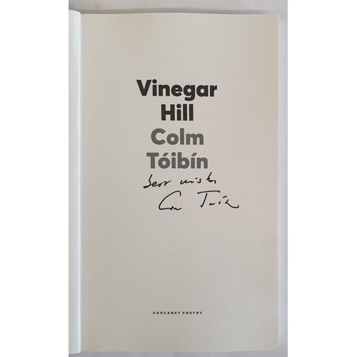 176 - Colm Tóibín Vinegar Hill, SIGNED, 2022