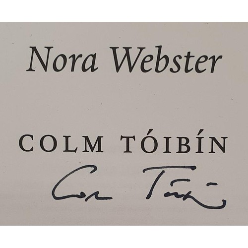 177 - Colm Toibin, Nora Webster, 2014, signed by author, Viking, 1st edition, 1st printing, softcover, in ... 