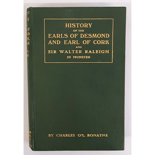 189 - History of the Earls of Desmond and Earl of Cork and Sir Walter Raleigh in Munster by Charles O'L Ro... 