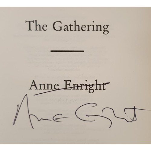 193 - ALL SIGNED Titles: Everybody Matters-A Memoir by Mary Robinson; The Gathering By Anne Enright plus 4... 