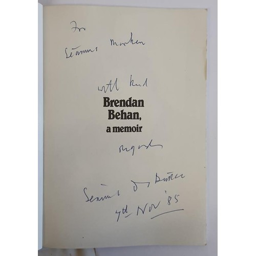 200 - Irish Interest: Brendan Behan/Patrick Kavanagh: Brendan Behan-a memoir by Séamus de Bú... 