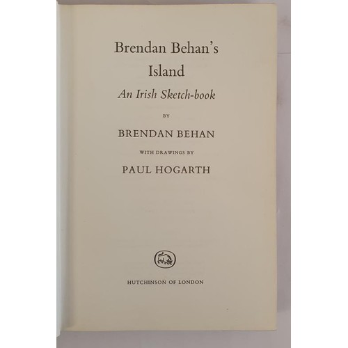 201 - Brendan Behan's Island by Brendan Behan with drawings by Paul Hogarth, 1962. 1st Ed