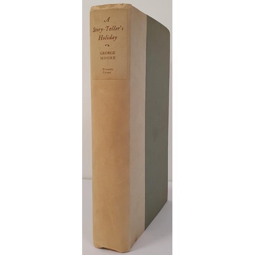 203 - George Moore. A Story-Tellers Holiday. 1918. Limited edition 528/1000 signed by Moore