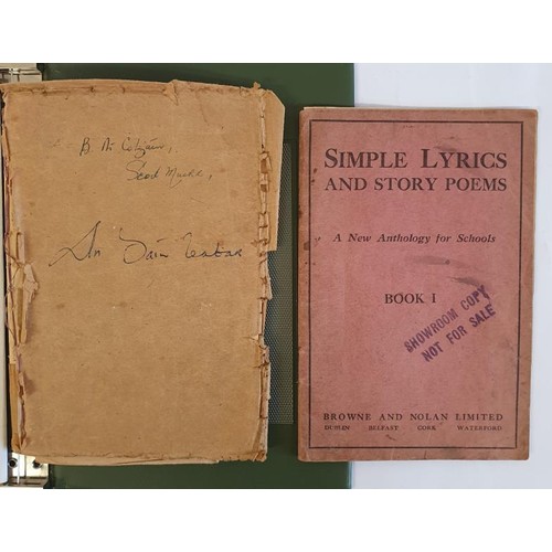 210 - Tipperary Interest: An Dáin-Leabaer by Seán Mac Feorais published in Roscrea plus 1 ot... 