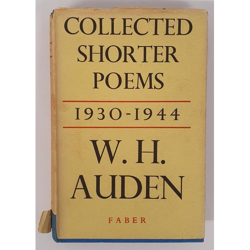 222 - Collected Shorter Poems 1930-1944 Auden, W.H. Published by London Faber & Faber 1950, First edit... 