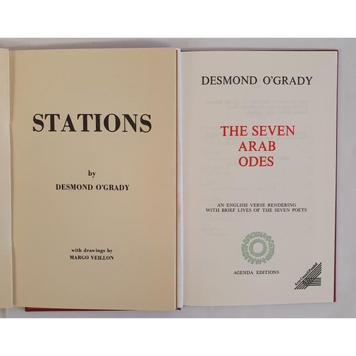 230 - Desmond O’Grady. Stations with Drawings by Margo Veillon. Cairo. 1976. Signed copy, number 15 ... 