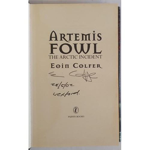 232 - Eoin Colfer – The Artic Incident First UK Edition, First Printing. This true first edition, first pr... 