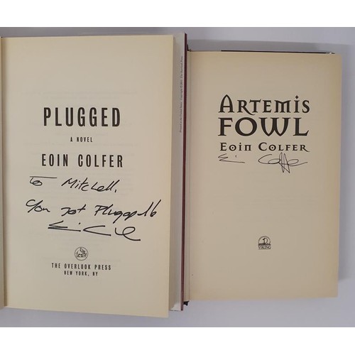 238 - Artemis Fowl, Eoin Colfer, Viking, First Edition, Third Printing, 2001, signed by the author, with D... 