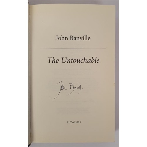 262 - John Banville, The Untouchable, 1997, signed by author, Picador, 1st edition, 1st printing, hardback... 