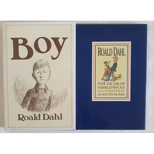 275 - Boy, Roald Dahl, 1st Edition, 1st Printing, 1984, Jonathan Cape, with dust jacket. The Vicar of Nibb... 