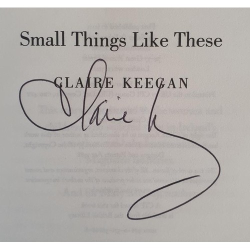 280 - Female Authors: Small Things Like These by Claire Keegan, 2021 SIGNED; Oona by Alice Lyons , 2020 SI... 