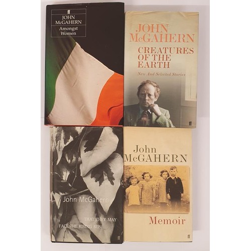 285 - John Mc Gahern, Memoir, 2005, signed by author, Faber & Faber, 1st edition, 1st printing, hardba... 