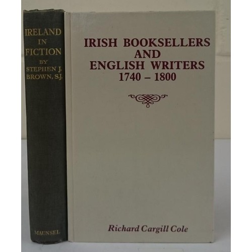 293 - Irish Book Reference] Brown, Stephen Ireland in Fiction, 1919, blue cloth, very good copy of classic... 