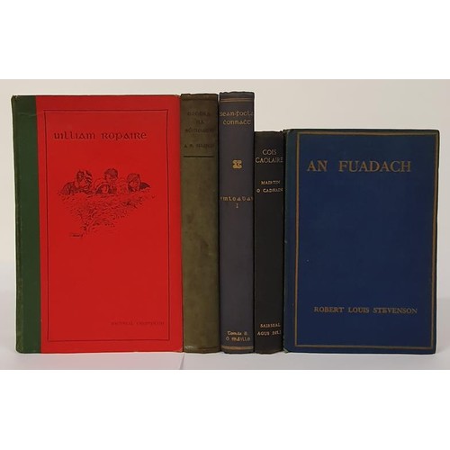 305 - Irish Language: An Fuadach by Robert Louis Stwvenson,1931; Cois Caoláire by Máirt&iacu... 