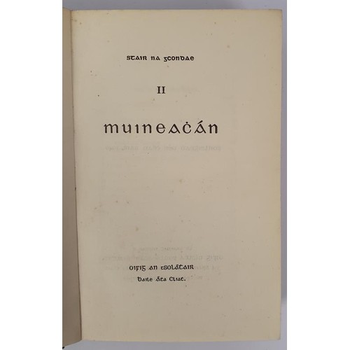 307 - Irish Language: Muineacán, 1940 HB Original Green Cloth