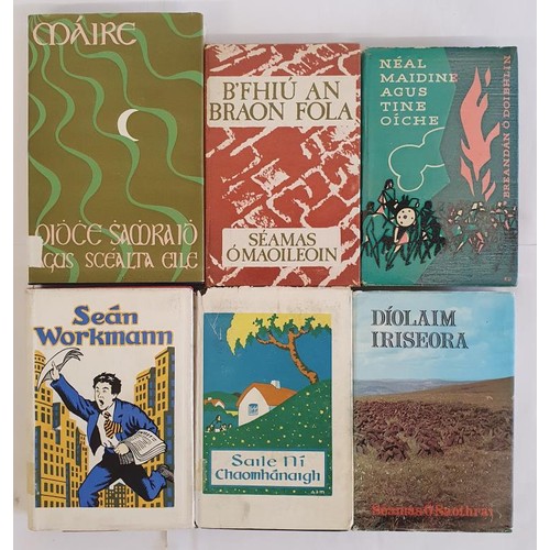 320 - [decorative dust jackets] Sean Workman [John Workman by Hanss Dominik]. 1933; Saile Ni Chaomanaigh [... 