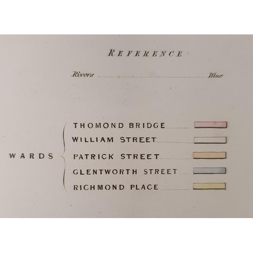 335 - [3 Limerick City Maps, 1837] Limerick from Local Survey. Plate No. I, Plate No. 2 and Plate No.3. Mu... 