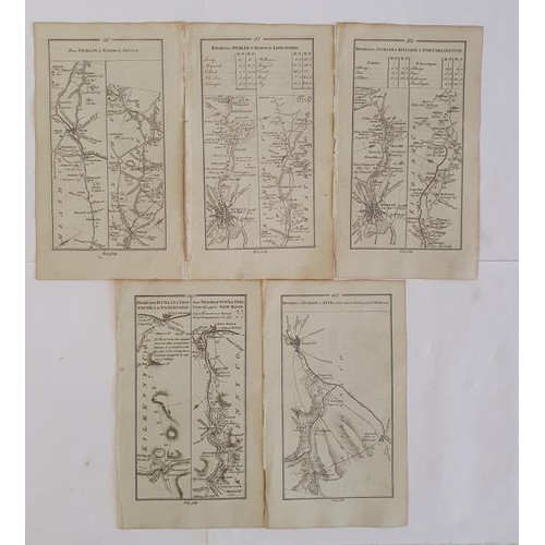 339 - 1777 Maps. Road from Dublin to Sligo by old Castle and Dublin to Granard and by Longford. Road from ... 