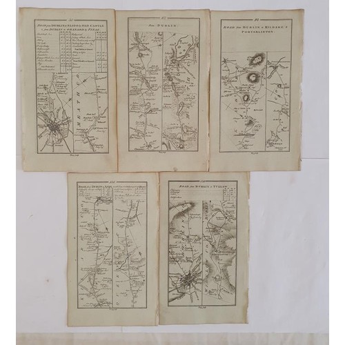 339 - 1777 Maps. Road from Dublin to Sligo by old Castle and Dublin to Granard and by Longford. Road from ... 