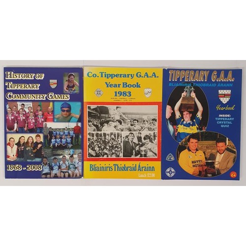 362 - Tipperary GAA: History of Tipperary Community Games 1968-2008: Tipperary GAA yearbook 1983 and 1996 ... 