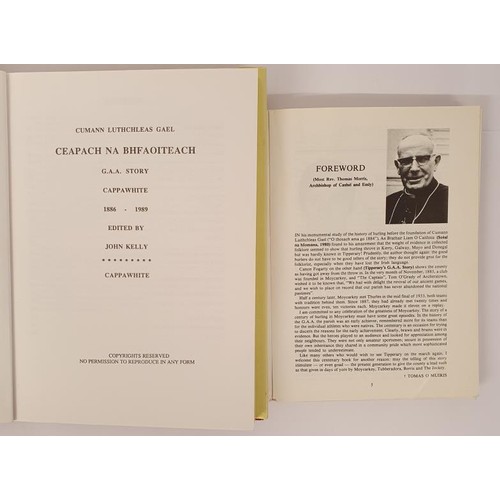 373 - Tipperary GAA: The Cappawhite GAA Story 1886-1986 edited by John Kelly; Moycarkey-Borris GAA Story (... 