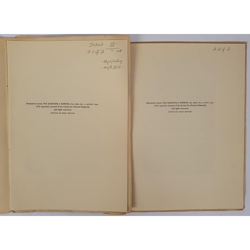 393 - Irish Interest: The Curraghs Of Ireland Hornell, James Published by The Society For Nautical Researc... 