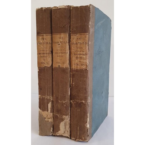 448 - The Tor Hill by Horace Smith (1826) Scarce complete set. First edition, Octavo, in 3 volumes. All th... 