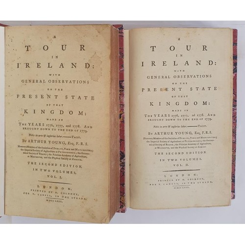 449 - A Tour in Ireland with General Observations on the Present State of that Kingdom by Arthur Young Vol... 