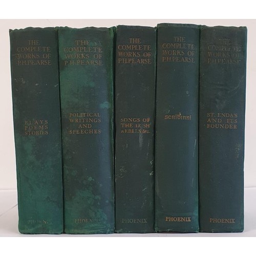 454 - 'The Complete Works of Patrick Pearse c. 1920 in five volume: Plays, Poems Stories; Political Writin... 