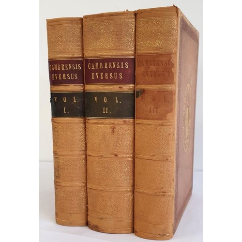 476 - Rev. Matthew Kelly (ed) – Cambrensis Eversus. 3 vols (Dublin, 1848-52). Work refuting claims o... 