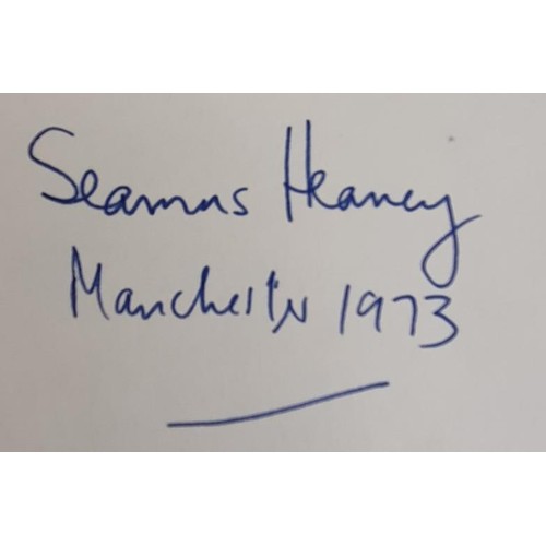 481 - Seamus Heaney. Eleven Poems. 1965. Published by Festival Publications, Belfast. Heaney's first book,... 