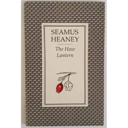 493 - Seamus Heaney; The Haw Lantern, First edition PB, Signed and dated, Faber 1987